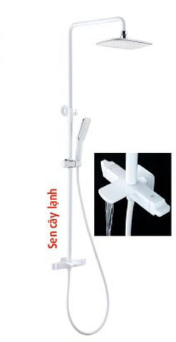  Sen tắm đứng lạnh đồng thau sơn tĩnh điện KS - 4029L 