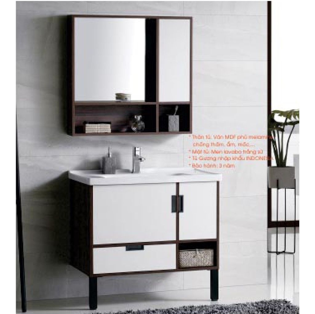 Tủ lavabo treo KS-6908