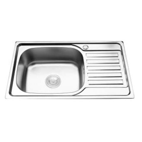  Chậu rửa chén 1 hộc 1 bàn inox 304 KS-7545 