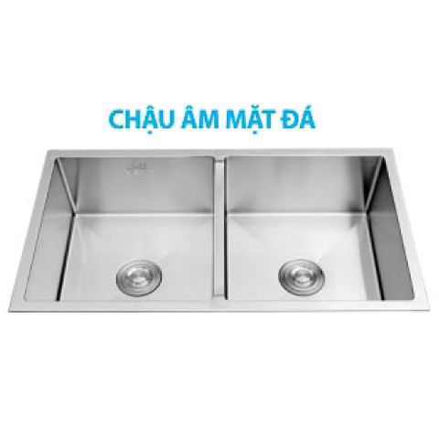  Chậu rửa chén inox 304 2 hộc âm bàn KS-8346AD 