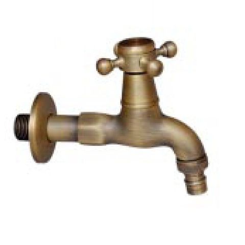  Vòi hồ tay vặn đồng thau giả cổ KS - 8401H 