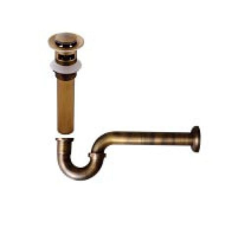  Xả nhấn lavabo đồng thau giả cổ KS - 8601XL 