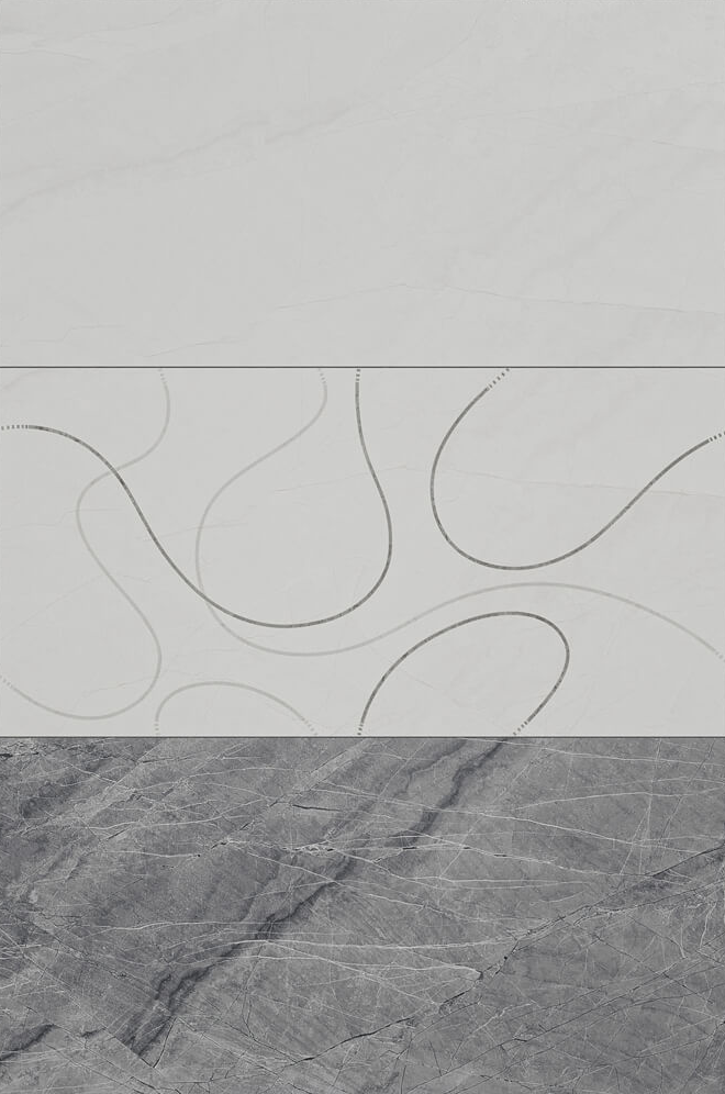 Gạch ốp men bóng vân đá xám điểm hoa văn KTCM- GNZM - 30x60