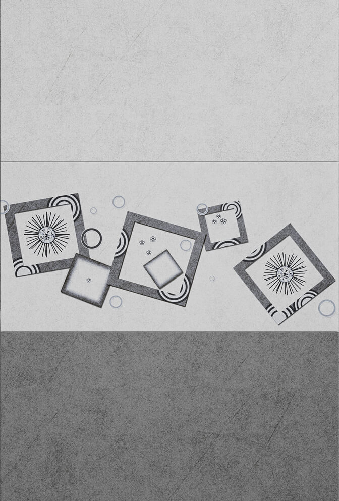 Gạch ốp men bóng vân đá xám điểm hoa văn KTM- GXVM - 30x60