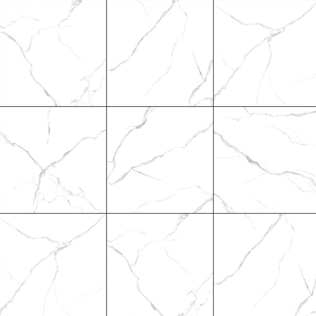 Gạch ốp lát đá bóng kính trắng vân khói KV-DDV - 100x100
