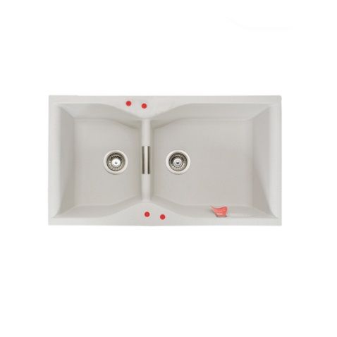  Chậu rửa chén 2 hộc đá Granite LAC2 