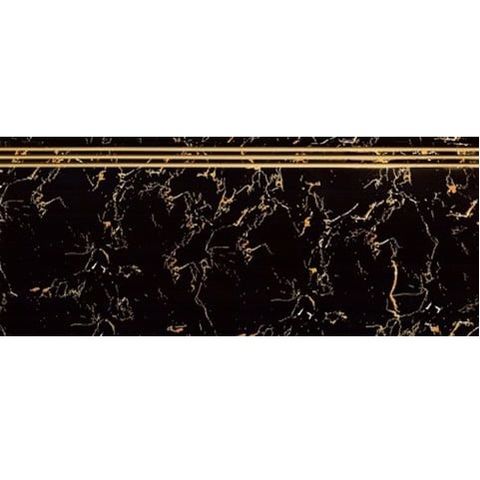  Gạch cầu thang đen vân cam nhũ vàng LT-HTNZT-D - 47x120 