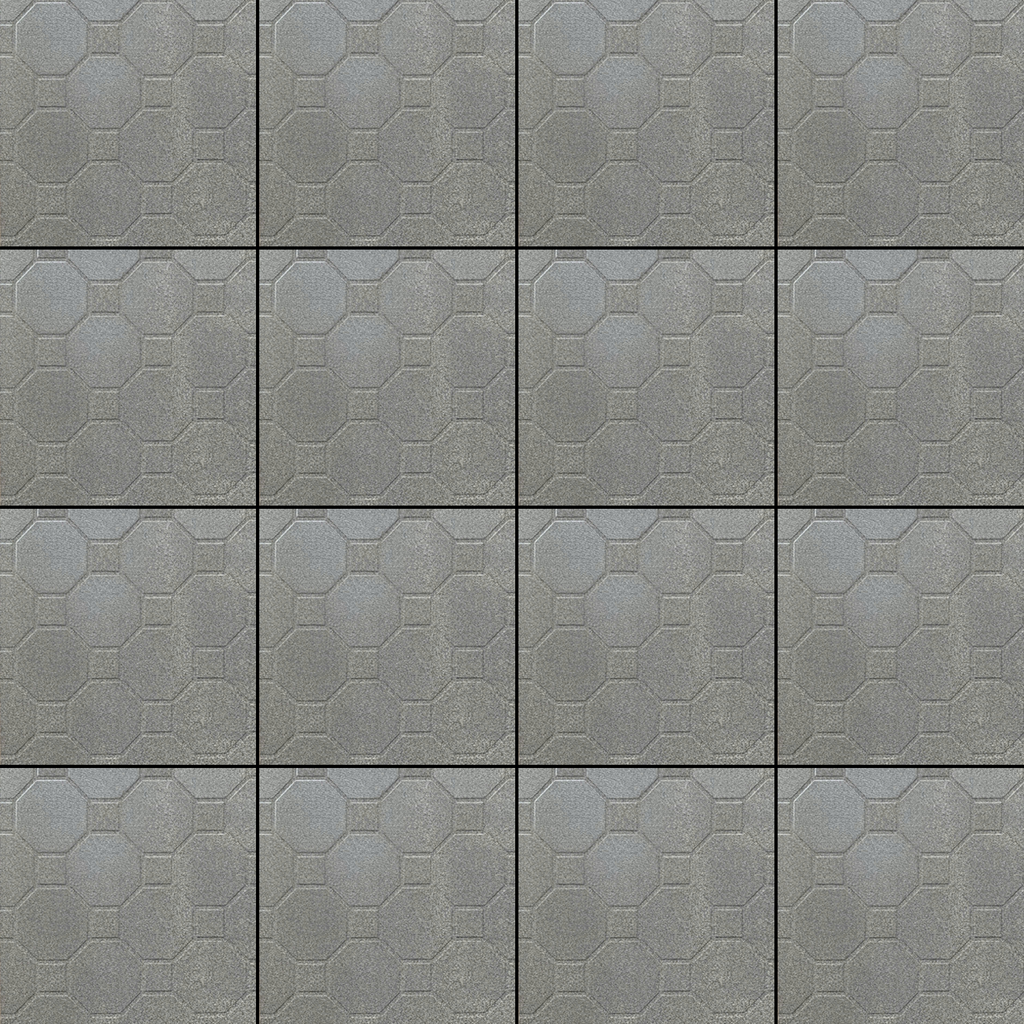 Gạch lát nền đá đồng chất ô vuông xám LUX-HFDZ - 40x40