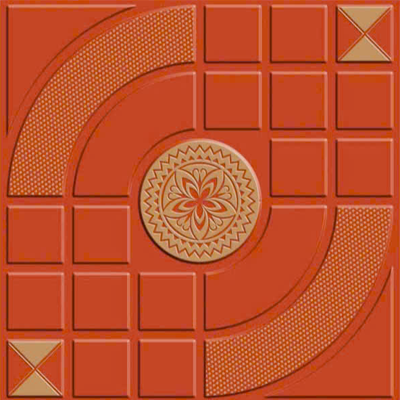 Gạch lát nền sân vườn cotto đỏ ZD-CT-HZD - 40x40