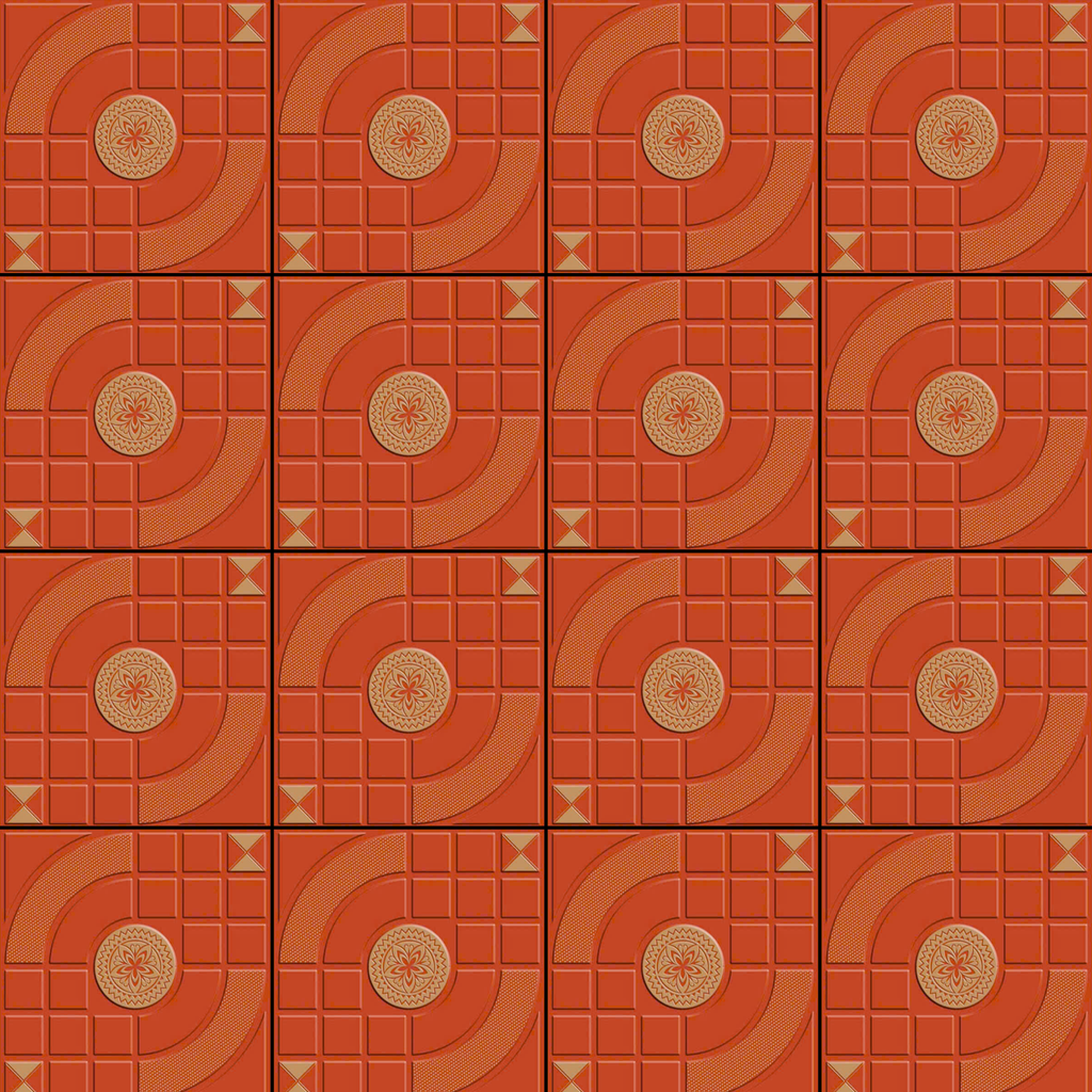 Gạch lát nền sân vườn cotto đỏ ZD-CT-HZD - 40x40