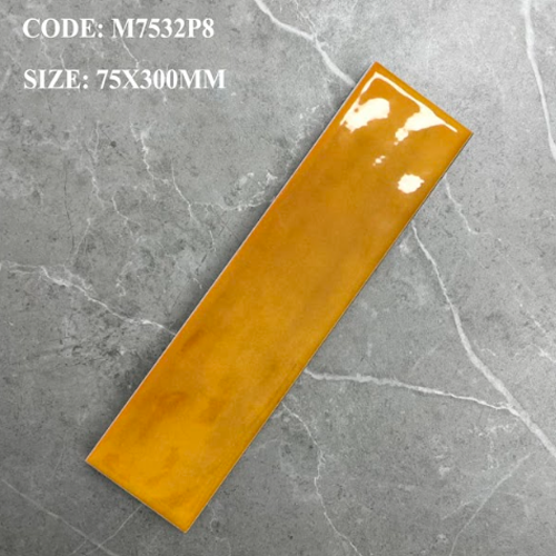 Gạch thẻ men bóng vàng M-TMGF-P-V - 75x300