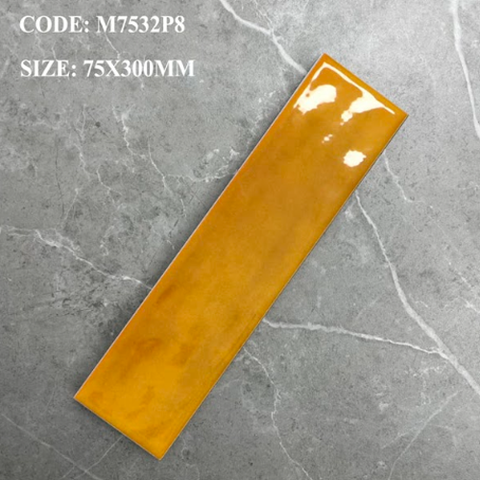  Gạch thẻ men bóng vàng M-TMGF-P-V - 75x300 