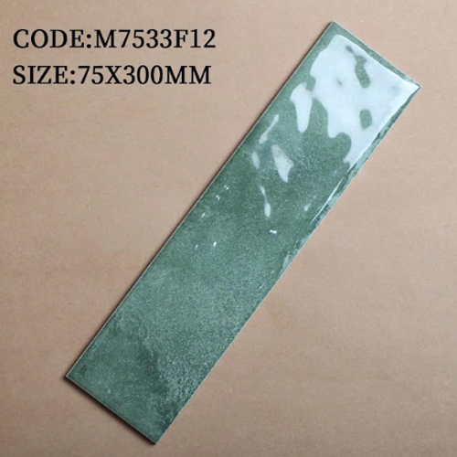 Gạch thẻ men bóng màu xanh lá M-TMGG-F-DF - 75x300