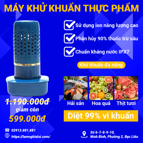  Máy khử khuẩn rau củ quả BG-06 