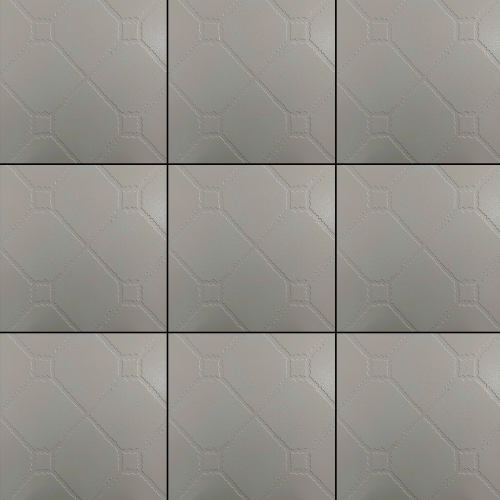 Gạch lát nền đá đồng chất kem hoa văn MKG-MTZZ - 50x50