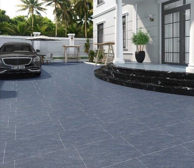 Gạch lát nền sân vườn hoa văn xám - NPS - HZNZD - 40X60