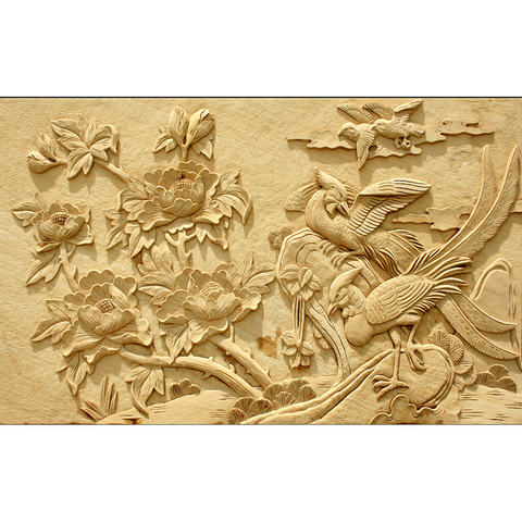  Gạch tranh giả điêu khắc NT-028 