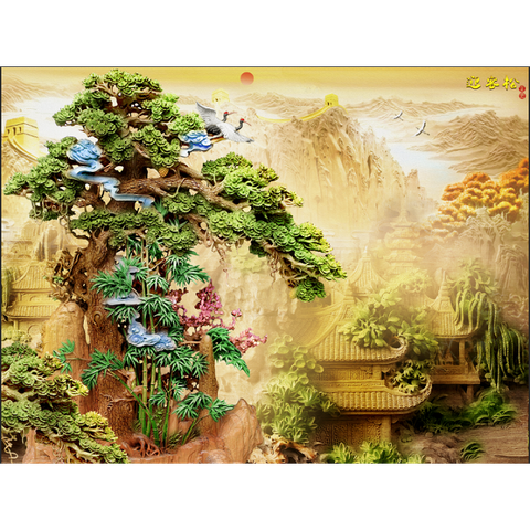  Gạch tranh phong cảnh NT-1069 