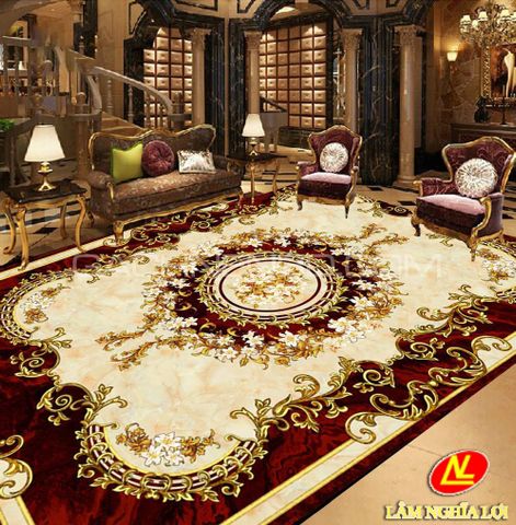  Gạch tranh thảm hoa văn NT-111 