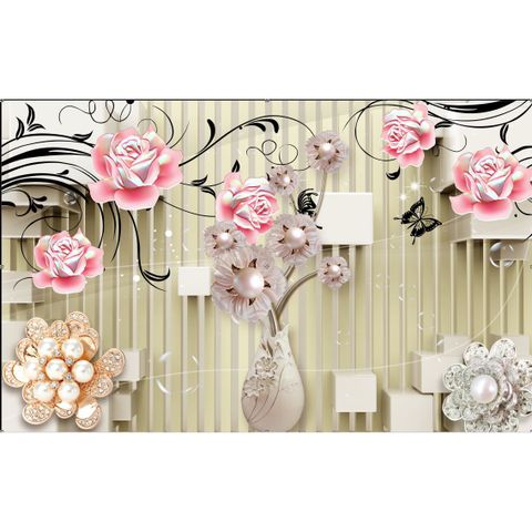  Gạch tranh bình hoa NT-1480 