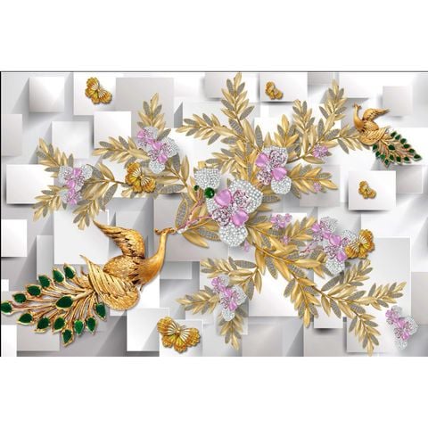  Gạch tranh công và hoa NT-1536 