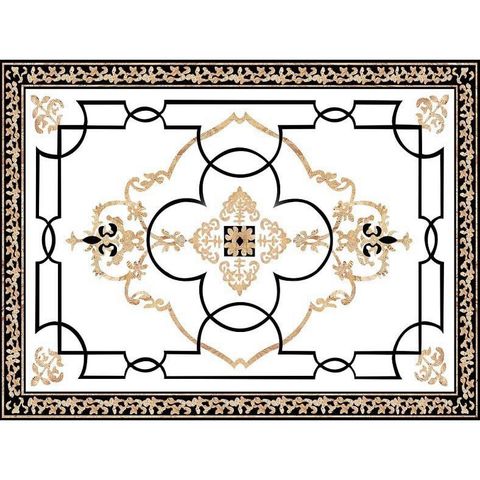  Gạch tranh thảm hoa văn NT-444 