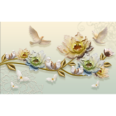  Gạch tranh hoa NT-732 