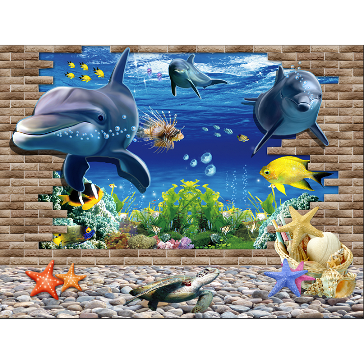 Gạch Tranh Thủy Cung NT-765