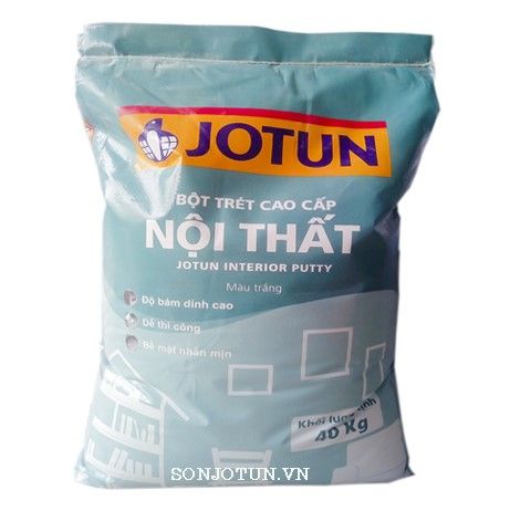  Bột trét nội thất Cao Cấp Jotun Putty 40KG 