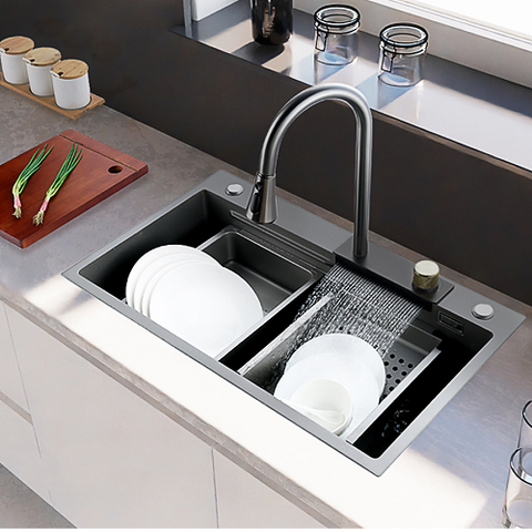  Chậu rửa chén 1 hộc nano xám PT7545CV 