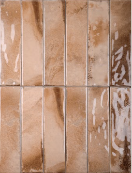  Gạch thẻ men bóng màu nâu kem M-TMGG-F-DX - 75x300 