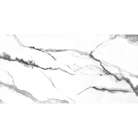  Gạch ốp lát đá bóng kính trắng vân khói khắc kim SG-FNGXGX - 60x120 