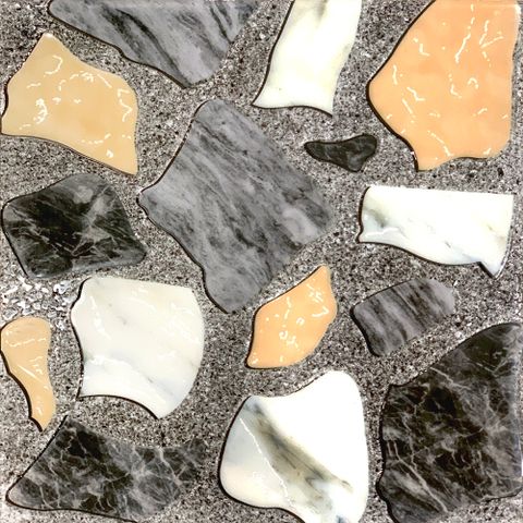  Gạch ốp lát đá bóng kính trang trí sỏi đá SG-GGVDNT - 30x30 