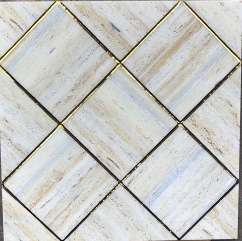  Gạch đá bóng kính trang trí hình thoi SG-GXZDD - 30x30 