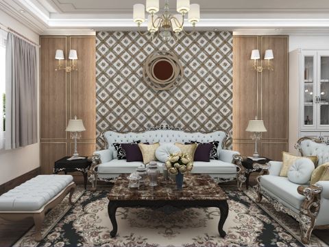  Gạch ốp lát đá bóng kính trang trí hoa văn xám nâu nhũ vàng SG-GXZFV - 30x30 