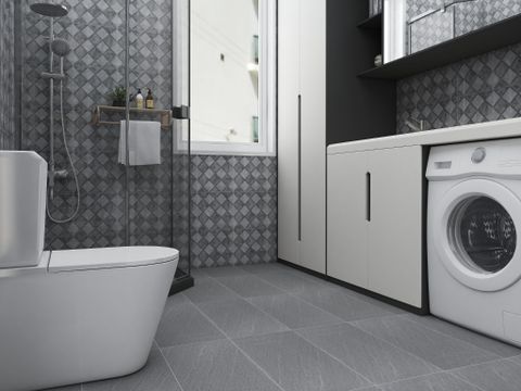  Gạch ốp lát đá bóng kính trang trí ô vuồng xéo hoa văn nhũ bạc SG-GXZFX- 30x30 