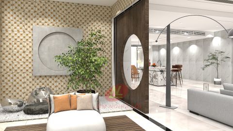  Gạch ốp lát trang trí đá bóng kính hình ô vuông kem vàng SG-GXGZX - 30x30 