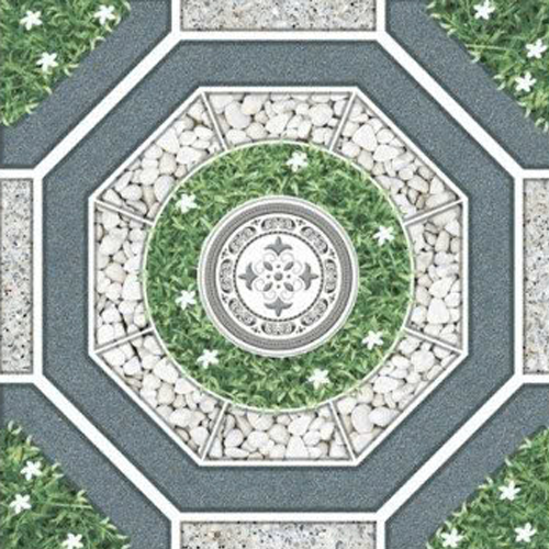 Gạch lát nền sân vườn men mờ hoa văn xám GR-MHZT - 50x50