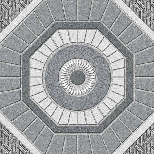 Gạch lát nền sân vườn men mờ hoa văn xám GR-MVZM - 50x50