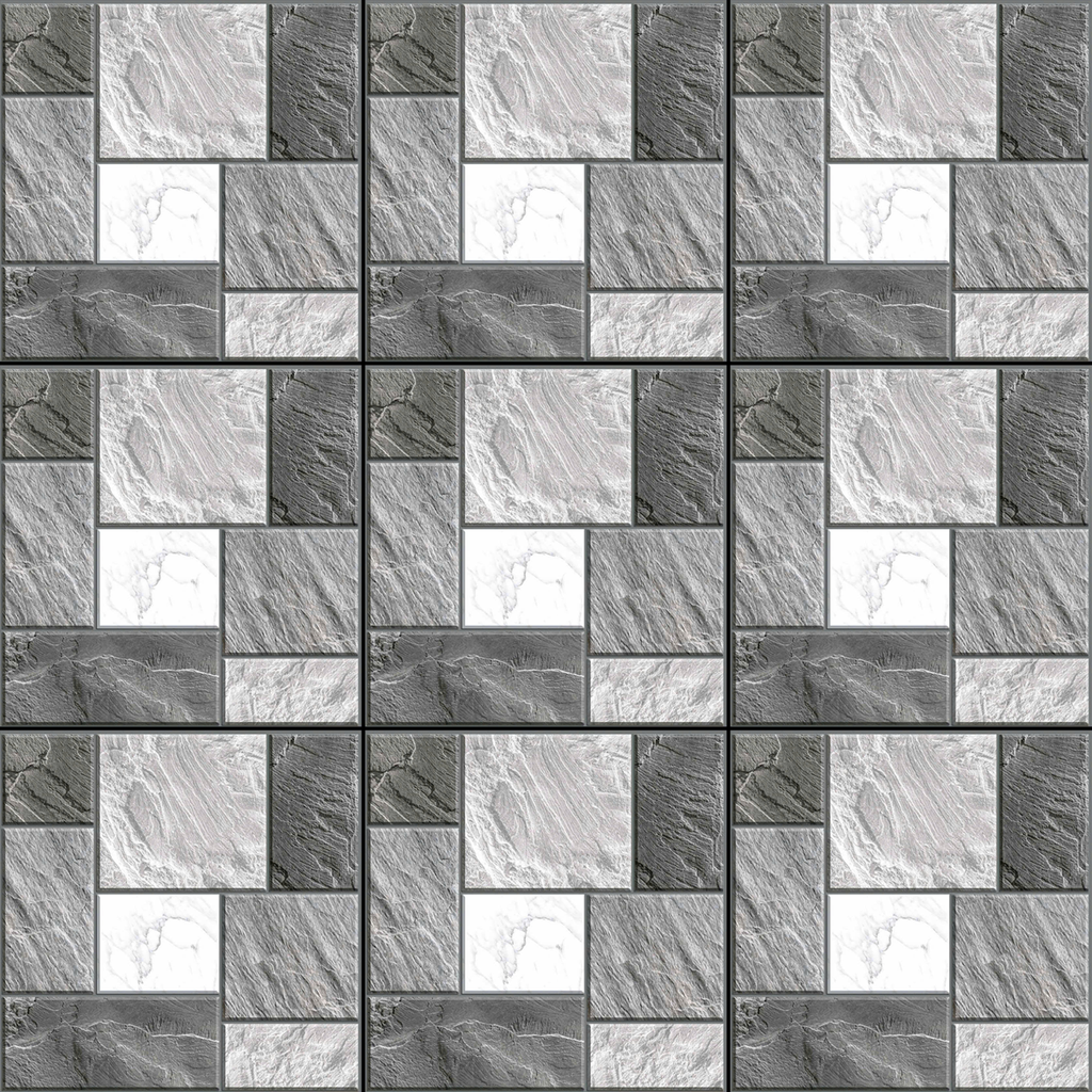 Gạch lát nền sân vườn men mờ hoa văn xám GR-MVZN - 50x50