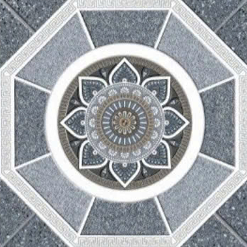 Gạch lát nền sân vườn men mờ hoa văn xám SDT-MDZN - 50x50