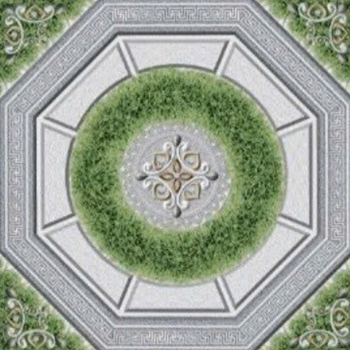 Gạch lát nền sân vườn men mờ hoa văn xám SDT-MDZT - 50x50