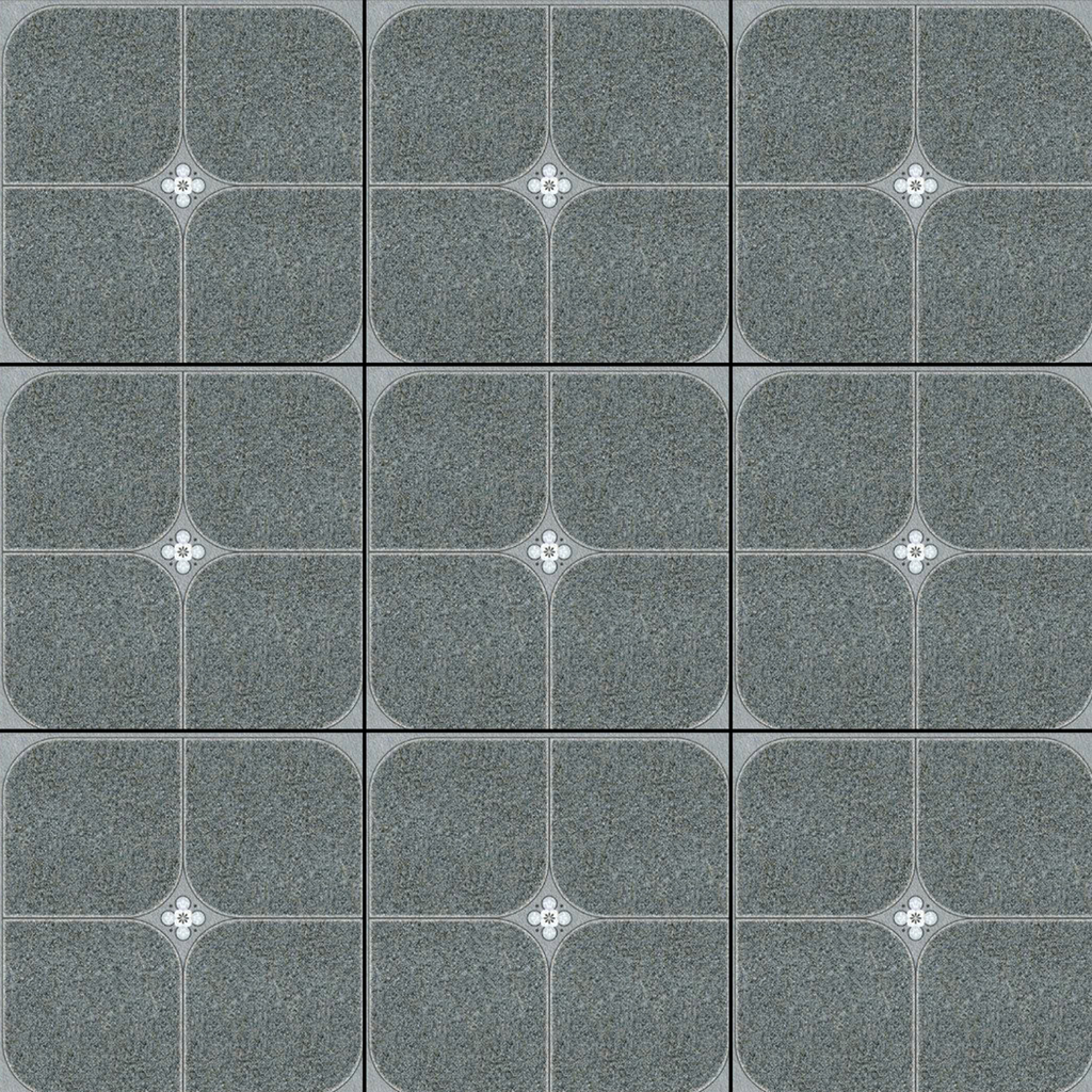 Gạch lát nền sân vườn men mờ hoa văn xám GR-MHZD - 50x50