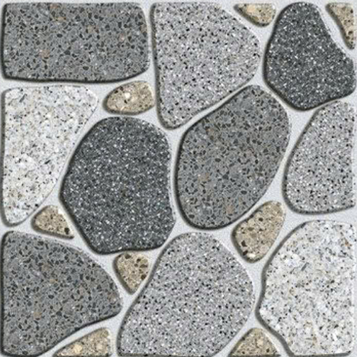 Gạch lát nền sân vườn men mờ hoa văn xám GR-MHZF - 50x50