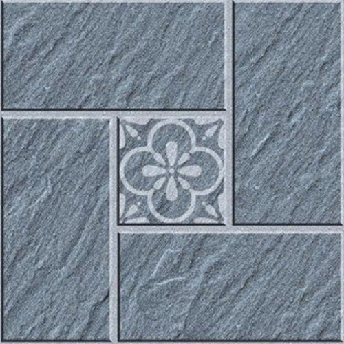 Gạch lát nền sân vườn men mờ hoa văn xám GR-MHZH - 50x50