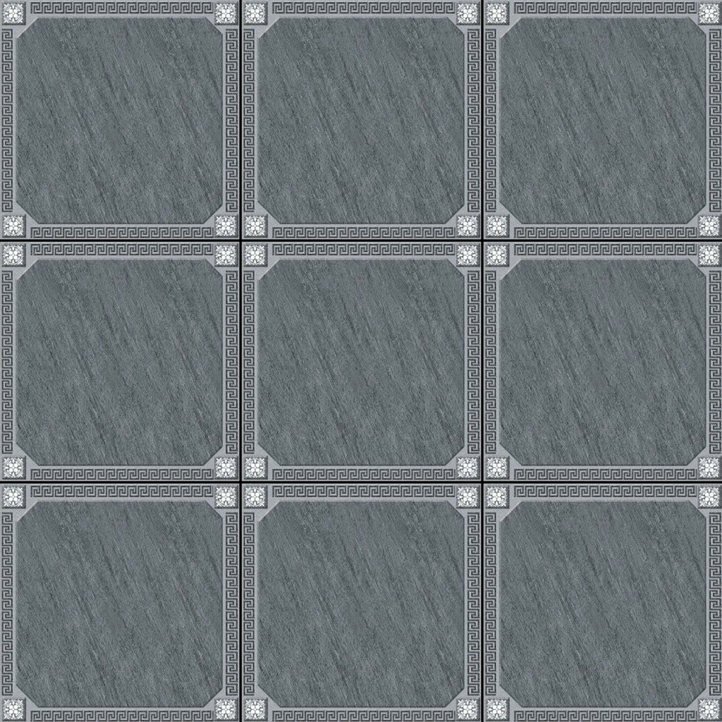 Gạch lát nền sân vườn men mờ hoa văn xám GR-MHZM - 50x50