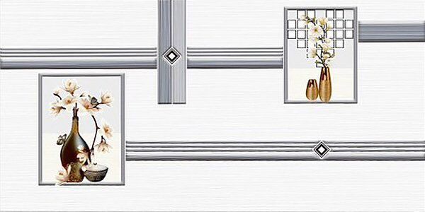 Gạch ốp men bóng vân sọc điểm hoa T-GVZG - 30x60