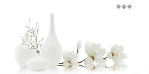 Gạch ốp tường đá bóng kính trắng trơn điểm hoa văn THP - GZNZZ 30x60