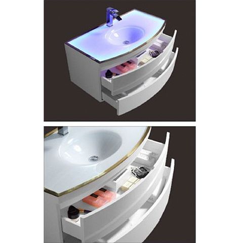  Tủ lavabo nhựa gương đèn led cảm ứng XH-1905 