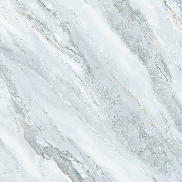 Gạch nền đá bán sứ bóng trắng vân mây xám xanh VG - NZNZH - 60x60